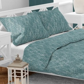 Vianočné bavlnené obliečky Zimný les, 140 x 200 cm, 70 x 90 cm