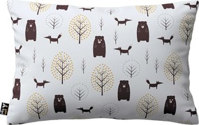 Karin - jednoduchá obliečka, 60x40cm farba produktu hnedá látka vzorované