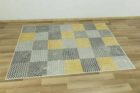 Koberec Luna 503568/89935 Patchwork žltý