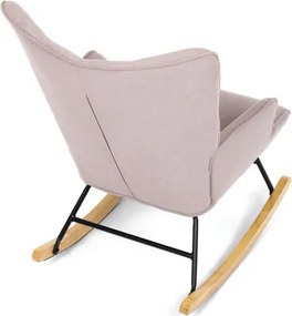 Hojdacie kreslo ružové AK-371 PINK2