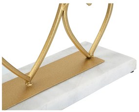 Svietnik v zlatej a bielej farbe Mauro Ferretti