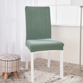 4Home Napínací poťah na stoličku Magic clean zelená, 45 - 50 cm, sada 2 ks