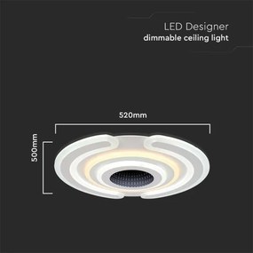LED Stmievateľné stropné svietidlo LED/95W/230V 3000-6500K + DO