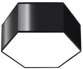Sollux Sollux SL.1060 - Stropné svietidlo SUNDE 2xE27/60W/230V 13,5 cm čierna SLX0853