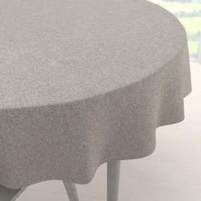 Biante Veľký dekoračný okrúhly obrus BKT-552 Prírodná režná Ø 150 cm