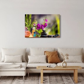 Obraz - spa and stones (90x60 cm)