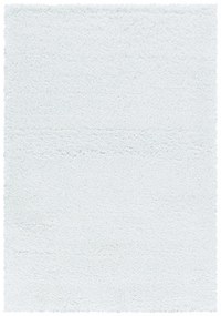Ayyildiz, Kusový koberec Fluffy Shaggy 3500 white, 160x230, biela, obývacia izba
