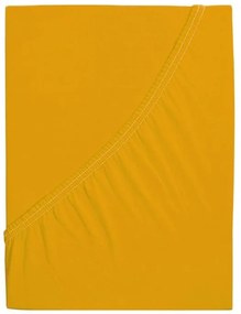 Jersey plachta z mako bavlny LUXORA 180x200 cm žltá