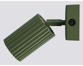 Zelené bodové svietidlo 8x16 cm Gleam – Sollux