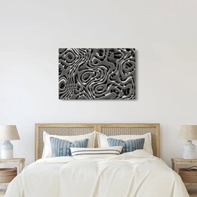 Obraz - Metalická abystrakcia (90x60 cm)