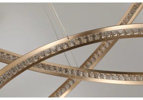 Azzardo AZ4429 - LED Luster na lanku BRIGHTON LED/55W/230V zlatá