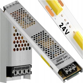 BERGE LED zdroj tenký 24V - 300W - 12,5A - IP20