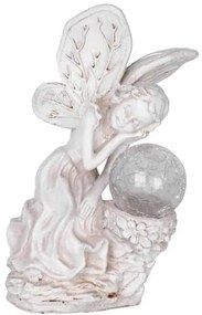 Záhradná solárna lampa dekorácia víla 22cm
