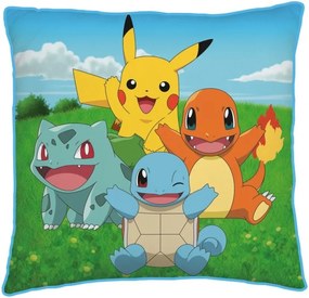 Vankúš Pokémon - Kanto Starters - 40 x 40 cm