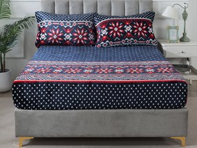 XPOSE® Mikroplyšová plachta TORM Exclusive - tmavo modrá 90x200 cm