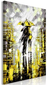 Artgeist Obraz - Lovers in Colour (1 Part) Vertical Yellow Veľkosť: 20x30, Verzia: Na talianskom plátne