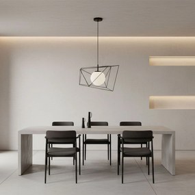 Toolight Toolight, závesná stropná lampa 1xE27 APP1022-1CP, čierna-biela, OSW-06112