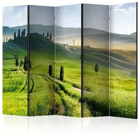 Paraván - Morning in the countryside II [Room Dividers] Veľkosť: 225x172, Verzia: Jednostranný