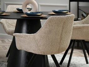 Stolička Mirabell (béžová + čierna). Akcia -20%. Vlastná spoľahlivá doprava až k Vám domov. 1111186
