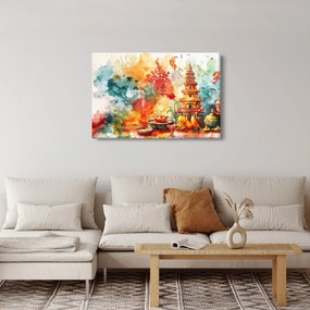 Obraz - Akvarelové ilustrácie (90x60 cm)