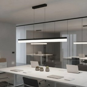 Toolight Toolight, LED stropné svietidlo 120cm, APP1692-CP, čierna matná, OSW-07890