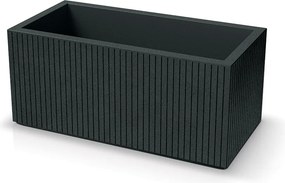Plastový květináč COROS CASE 80 cm tmavě šedý