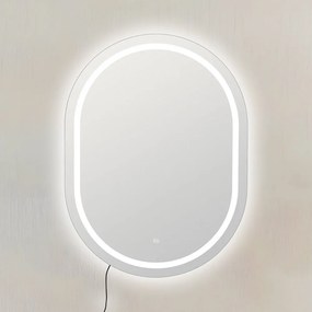 Nástenné zrkadlo s osvetlením 60x80 cm – Ixia