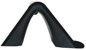 Exteriérové solárne nástenné LED svietidlo Butterfly, 1x LED 6,8w, čierna, pohybový senzor