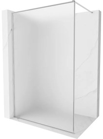 Mexen Kioto-F, sprchová zástena s rámom 80 x 202 cm, 8 mm sklo námraza, chrómový profil, 800-080-104-01-30