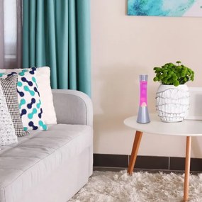 Rabalux 7030 - Lávová lampa MINKA 1xGY6,35/20W/230V ružová