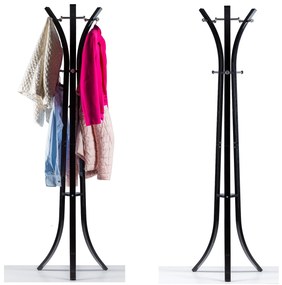 ModernHome Podlahový vešiak na šaty Black ModernHome