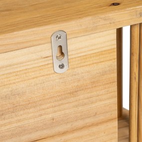 Police na obrázky z topoľového dreva v prírodnej farbe 60 cm Aspen – Casa Selección