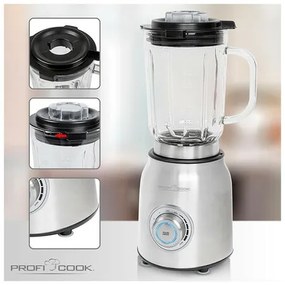 ProfiCook UM 1207 stolný mixér, strieborná