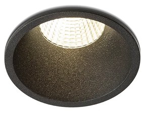 RENDL R13668 OWEN LED podhľadové svietidlo, kúpeľňové LED IP54 čierna