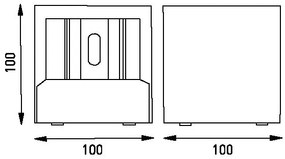 LED Vonkajšie nástenné svietidlo TILL LED/6W/230V IP44