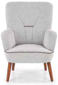 Kreslo Bishop svetlosivá