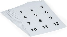 Súprava samolepiek na dvere skríň, čísla 1 - 108