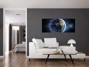 Obraz - Pohľad z Vesmíru (120x50 cm)