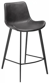 HYPE ČALÚNENÁ BAROVÁ STOLIČKA vintage grey/black