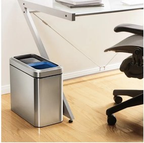 Odpadkový kôš na triedený odpad z nerezovej ocele 20 l - simplehuman