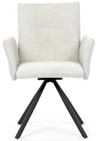 Autronic BONTEC Jedálenská stolička, krémová, látka bouclé, DCH-W1117 CRM2 Farba: Hnedá