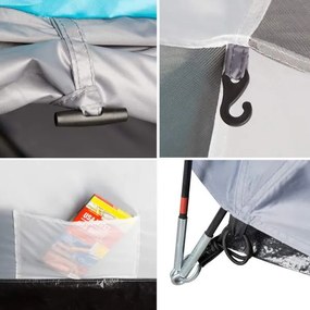 Turistický stan NILS Camp NC6013 Rocker - šedý