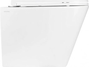 Hydroland Závesná WC misa so SoftClose sedadlom Feret, biela