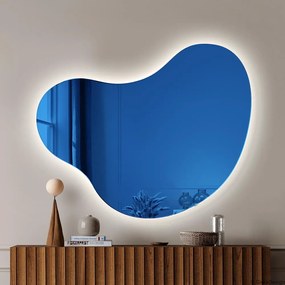 Zrkadlo Plama no.5 LED Blue Rozmer: 100 x 81 cm
