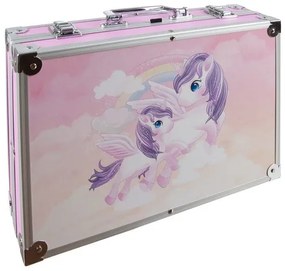 Maliarska súprava v kufríku s jednorožcom