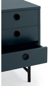 Tmavomodrý nočný stolík Teulat Punto