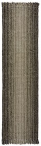 Flair Rugs koberce Behúň Mottle Jute Ombre Grey - 60x230 cm