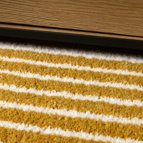 Dywany Łuszczów, Kusový koberec Fusion 0240 cream/yellow, 140x190, viacfarebná, kancelária