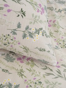 Krepová obliečka na vankúš Renforcé 50 × 70 cm - Bianca béžová