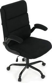 Kancelárska stolička čierna KA-K3104 BK